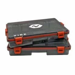 Vibe Waterproof 4 Clasp Tackle Tray (2 Pk)