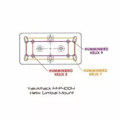 YakAttack Humminbird Helix Fish Finder Mount 18 YakAttack Humminbird Helix Fish Finder Mount