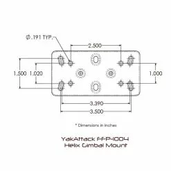 YakAttack Humminbird Helix Fish Finder Mount 19 YakAttack Humminbird Helix Fish Finder Mount